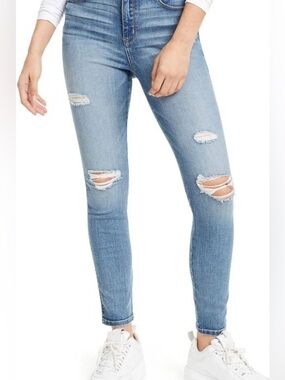 Rewatched Brand | Women’s Light Blue Denim Real Curve High-Rise Skinny Jeans 30